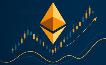 A_digital_illustration_features_a_large_Ethereum_l توقعات سعر الإيثريوم: تراجع ETH دون 4400 دولار