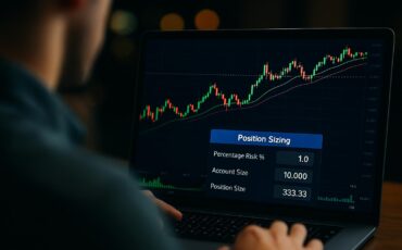 A_digital_photograph_captures_a_financial_trader_m كيف تستخدم مؤشر RSI لاتخاذ قرارات الشراء والبيع؟