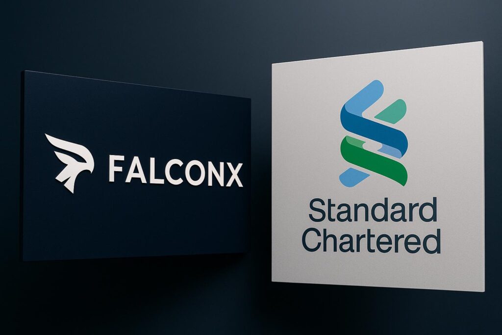 شراكة FalconX وستاندرد تشارترد توسّع الكريبتو