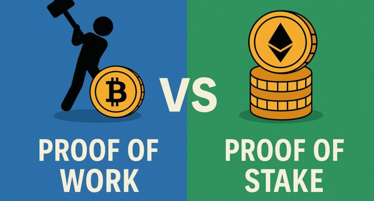 article_pow_vs_pos شرح الفرق بين Proof of Work وProof of Stake