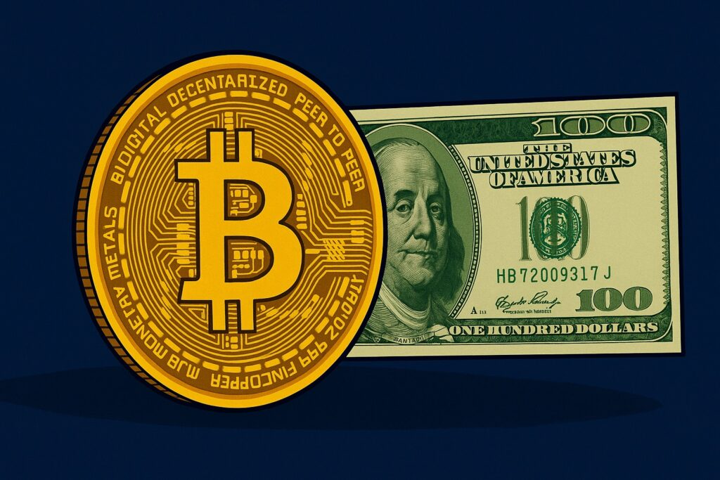 بيتكوين تتجاوز 100 ألف دولار