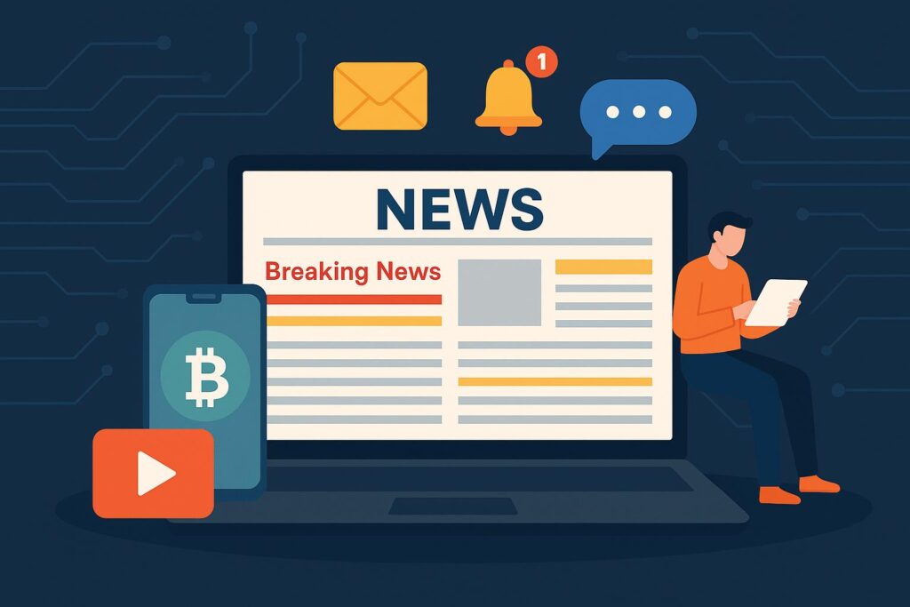 كيف تتابع أخبار العملات الرقمية بدون تضييع وقتك؟