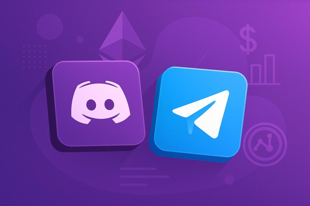كيف تستخدم Discord وTelegram لاكتشاف مشاريع واعدة؟