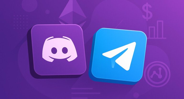 discord_telegram_landscape كيف تستخدم Discord وTelegram لاكتشاف مشاريع واعدة؟