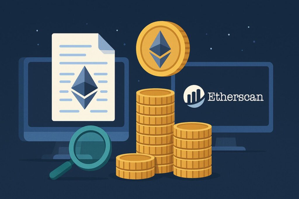 كيفية قراءة العقود الذكية على Etherscan