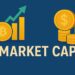 A_flat-style_digital_illustration_on_a_blue_backgr ما هو Market Cap؟ وكيف تقيس به قوة العملة؟