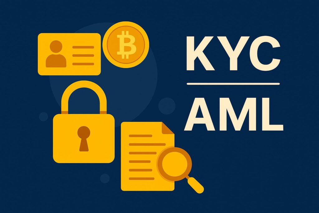 الفرق بين KYC وAML في منصات الكريبتو