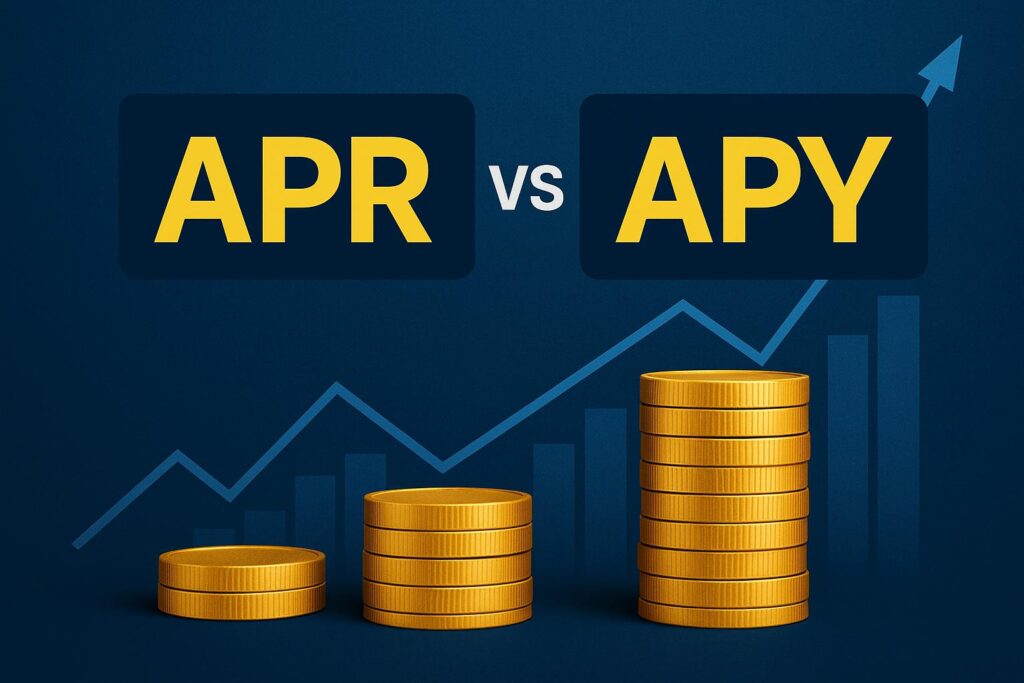 ما هو الفرق بين APR وAPY في منصات الفائدة؟